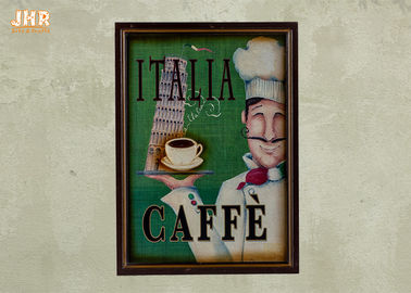 ايطاليا مقهى جدار ديكور اللوحات الخشبية المزخرفة جدار مقهى جدار الفن علامات ديكور المنزل