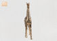 يقف الذهب ليف بوليريسين التماثيل الحيوانية زيبرا النحت الجدول تمثال ديكور